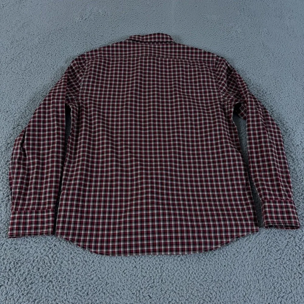 LOT OF 2 Banana Republic Shirt Mens Medium Button Down Untucked Oxford Preppy